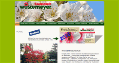 Desktop Screenshot of baumschule-wuestemeyer.de
